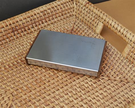 stainless steel cigar box|little cigar box.